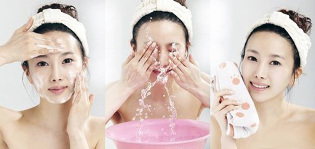 coréen soins du visage nettoyage